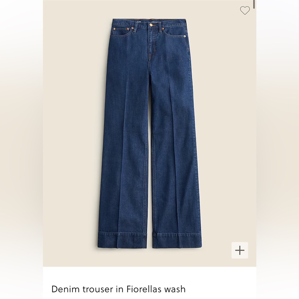 J.Crew Denim Trouser in Fiorellas Wash